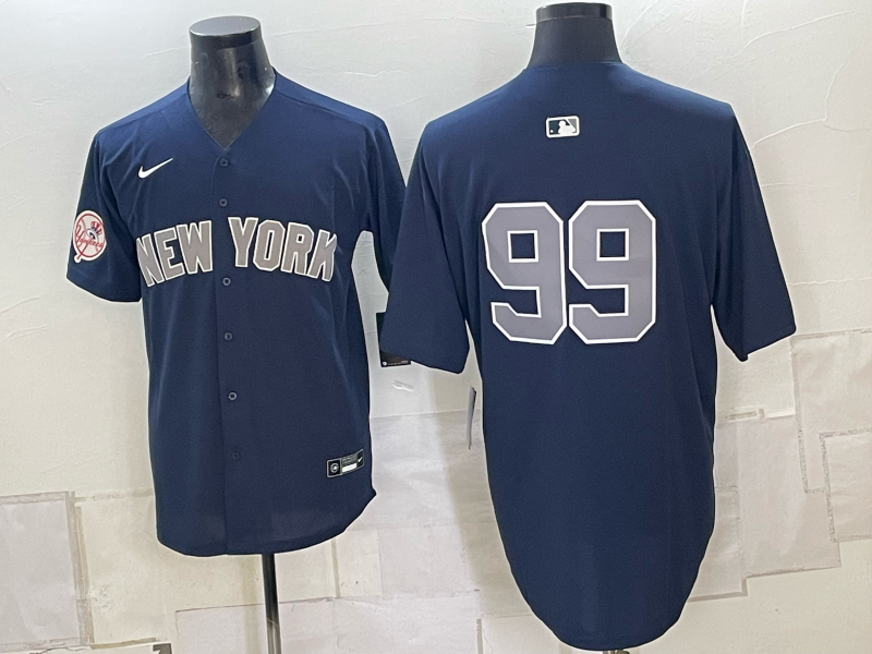Men 2026 New York Yankees #99 Judge blue Nike MLB Jersey 0918008